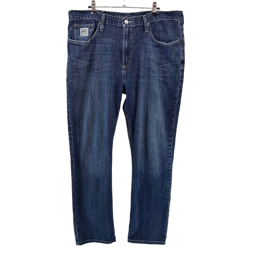 CINCH Men's Silver Label 007 Performance Jeans • 38 x 32 • blue • casual western